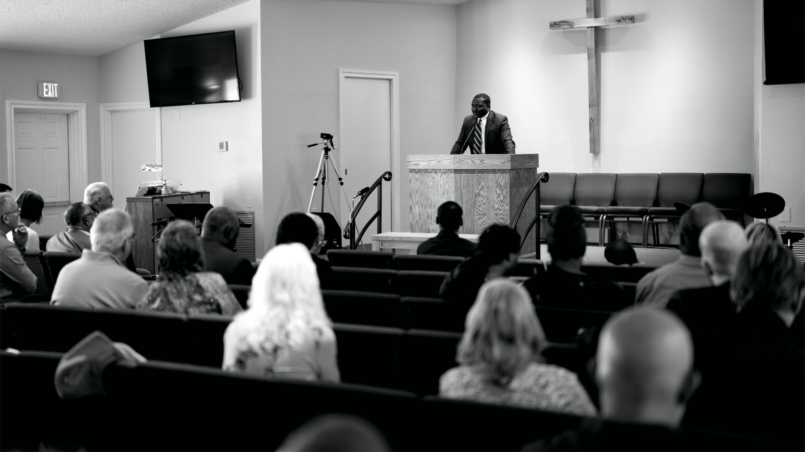 church meeting b&w edited